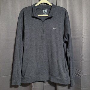 American Eagle Quarter Zip Sweatshirt with Pockets Men's Large